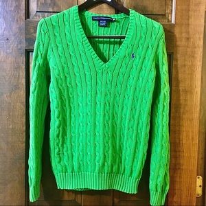 Ralph Lauren cotton cable knit sweater. Brand new condition. Never been worn.